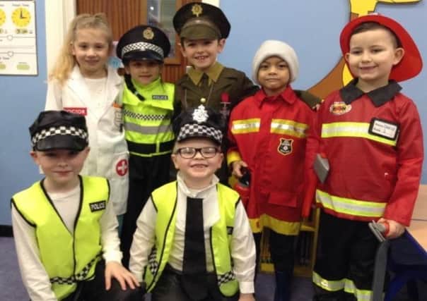 Pupils from St Kentigern's Catholic Primary School in Blackpool dressed up for Inspirational People Day