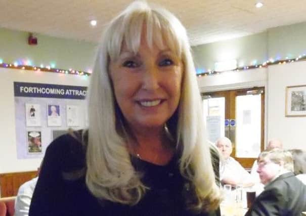 Entertainer Janet Moss helped Blackpool Catholic Club support Fleetwood Cancer Research's fund-raiser.