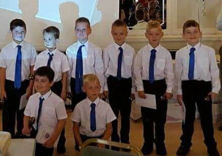 Fleetwood Gym's Under 7s Wolves team.