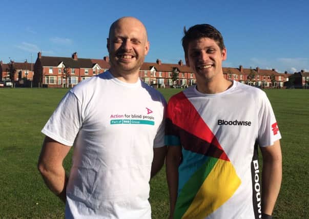 Fleetwood duo Mike Pickton and Neil Greaves are ready for the Total Warrior Challenge.