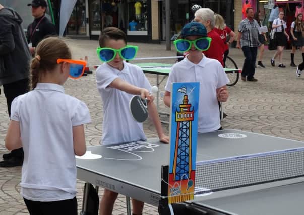 PING table tennis festival action