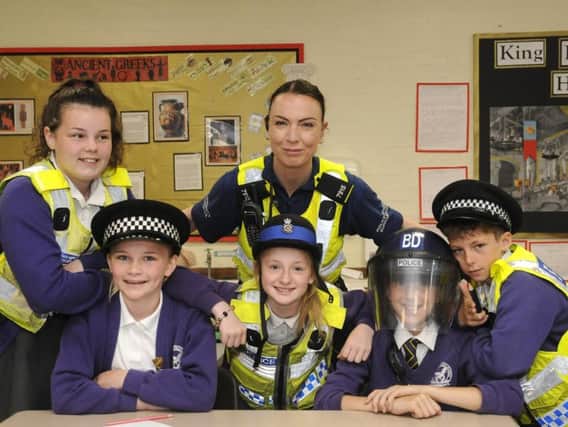 Police officers have been among the Blackpool Primary Futures volunteers