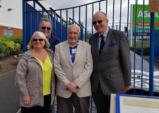 Members of the Goth Funnel Preservation Group were at the official hand-over of fishing memorials to the care of Fleetwood Town Council. From left: Angela Manson, Dick Gillingham, Bill Edwards and David Pearce.