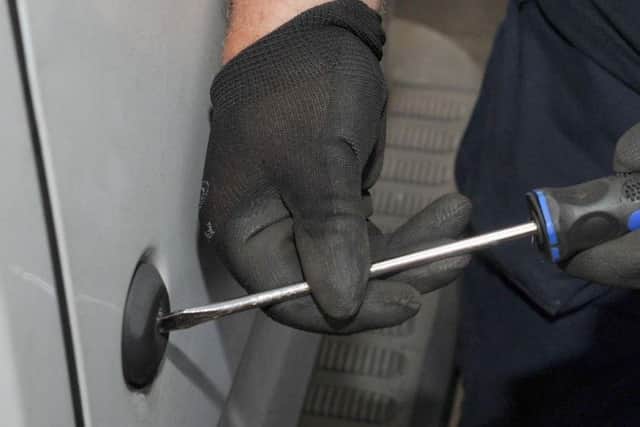 Snapshots of suspected car and van crime