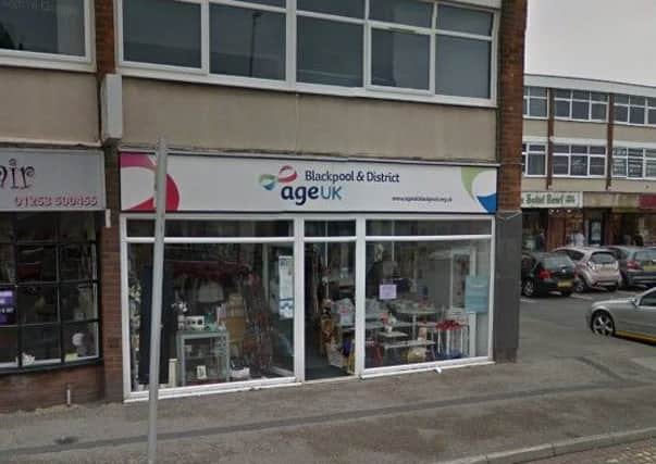 Age UK on Red Bank Road, Bispham. Picture from Google maps