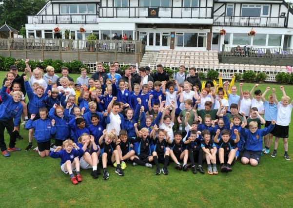 Teams in the secondary cricket at the Blackpool Youth Games