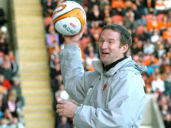 Simon Grayson during his time in charge at Blackpool