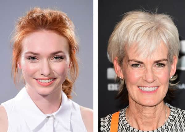 File photos of (from the left) Eleanor Tomlinson, Judy Murray and James Blunt. PRESS ASSOCIATION Photo. Picture date: Friday June 30, 2017. See PA story QUOTE Quotes. Photo credit should read: PA/PA Wire