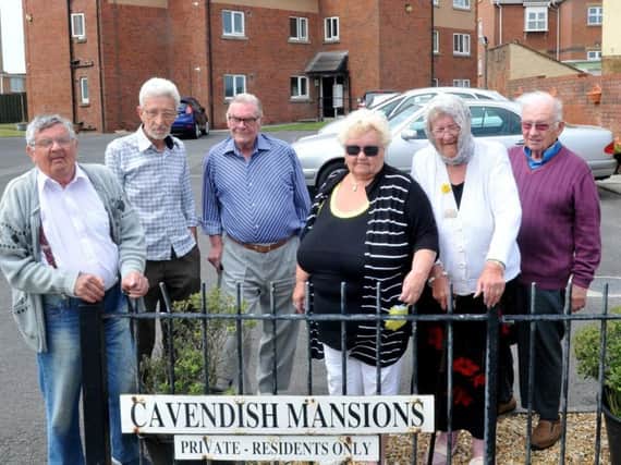 Residents at Cavendish Mansions Cleveleys say their lives are being made a misery by others' anti-social behaviour