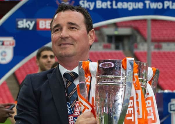 Gary Bowyer is not dwelling on Blackpools play-off final success last season