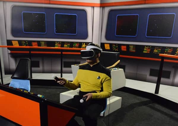 Virtual reality at Star Trek: The Exhibition
