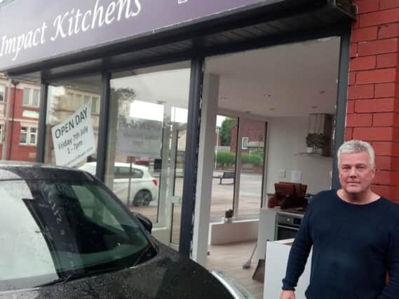 Richard Webster at Impact Kitchens where thieves broke in