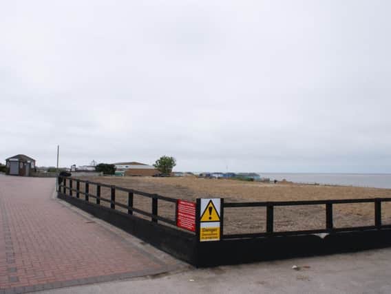 The site of the former Fleetwood Pier, which burned to the ground, was cleaned up a number of years ago