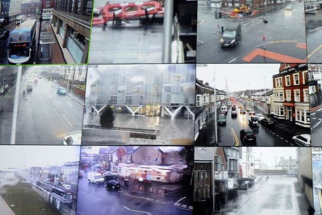 Cameras at Blackpool CCTV control centre monitor the town centre