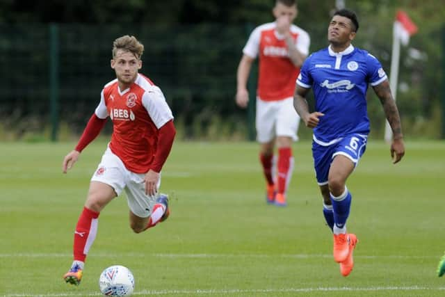 Fleetwood Town v Queen of the South.  Conor McAleny