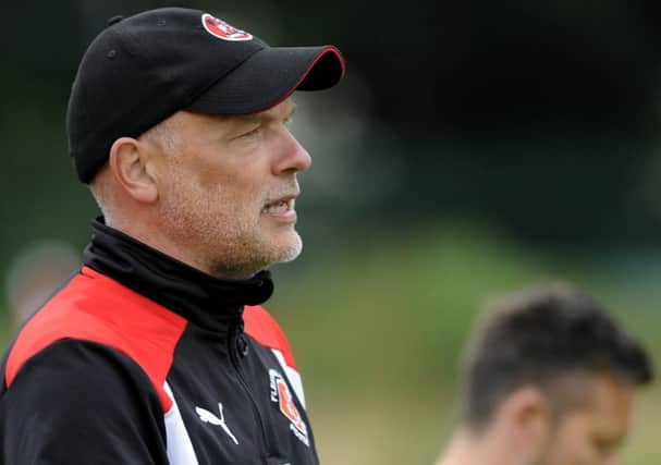 Fleetwood Town v Queen of the South. Uwe Rosler.