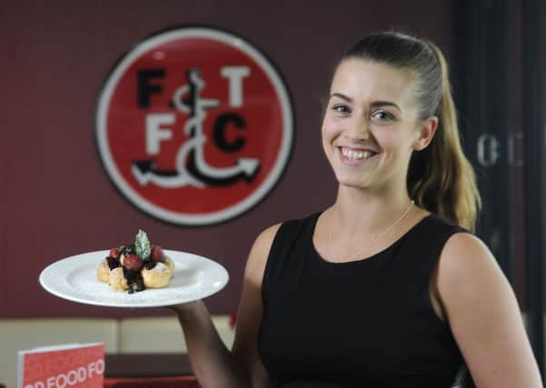 Launch of new menu at Fleetwood Town's Crossbar & Grill at Poolfoot Farm.  Pictured is food and beverage manager Stacie Daniel.