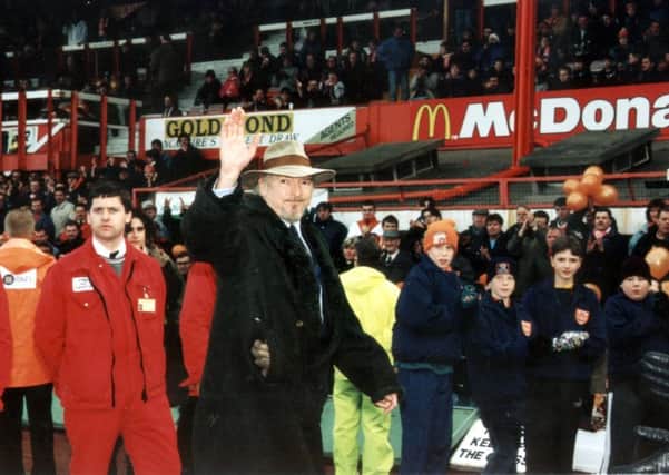 Owen Oyston during the ill-fated play-off defeat to Bradford City in 1996