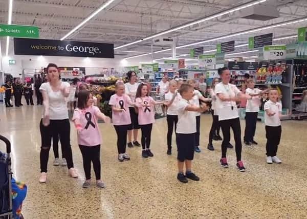 The Asda flash mob in action