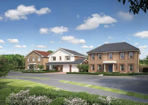 An artists impression of new homes at Redwood Point in Blackpool