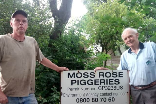 Wayne and Raymond Baguley of Moss Farm Piggeries, Marton