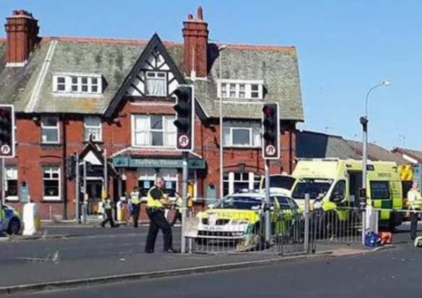 Shaun Mair died following the collision at the junction of Squires Gate Lane and St Annes Road
