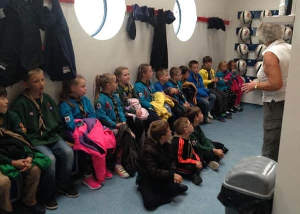 24th Blackpool Scout Group visit the Life boat Station.