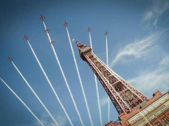The Red Arrows will perform on both Saturday and Sunday at this year's Blackpool Air Show