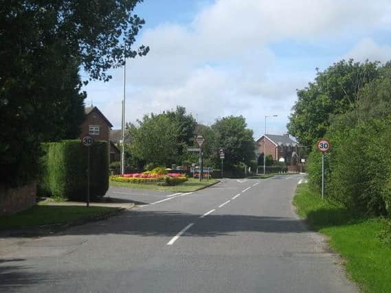 The A588 at Stalmine