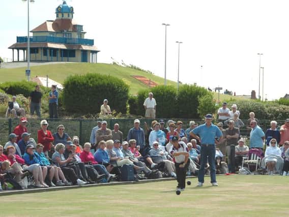 The scene at Marine Gardens