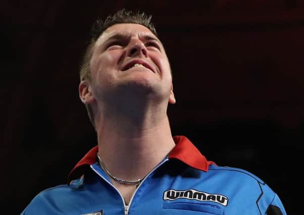 Daryl Gurney defeated Gary Anderson last night   Picture: Lawrence Lustig/PDC