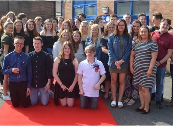 Students got the red carpet treatment
