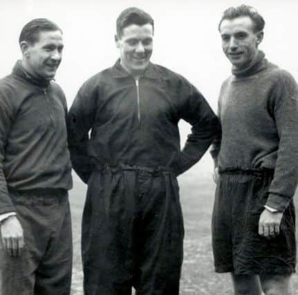 Stan Mortensen, Allan Brown & Stanley Matthews, in 1950