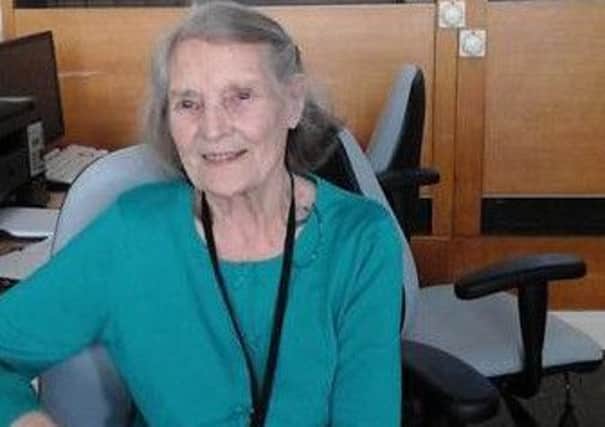 Marjorie Hanson has been given life-changing IT support by the charity Blind Veterans UK.