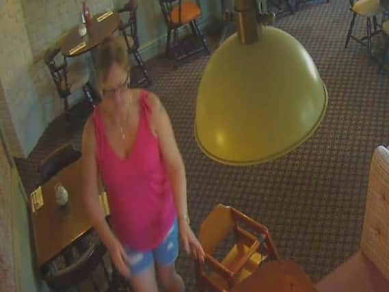 CCTV images from the pub