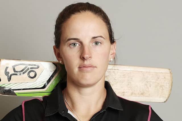 Amy Satterthwaite is ready for the fray with Lancashire Thunder