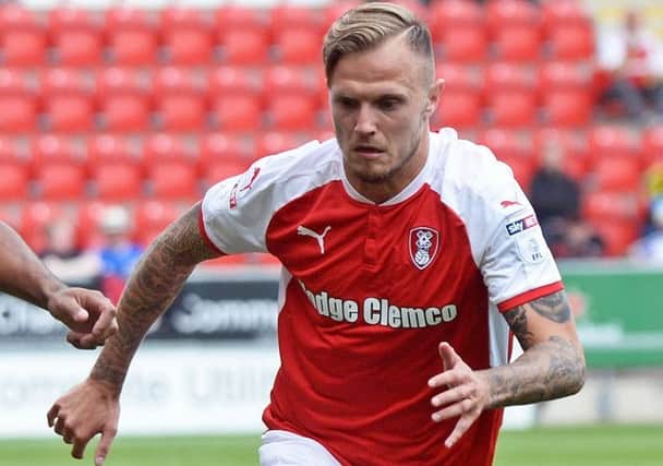 David Ball in action for Rotherham