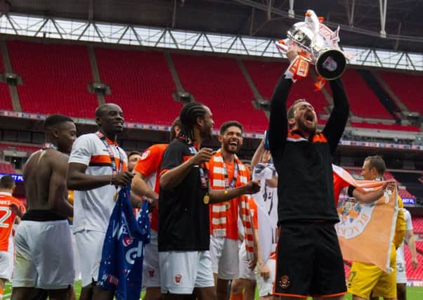 Gary Bowyer led Blackpool to Wembley victory in his first season with the club