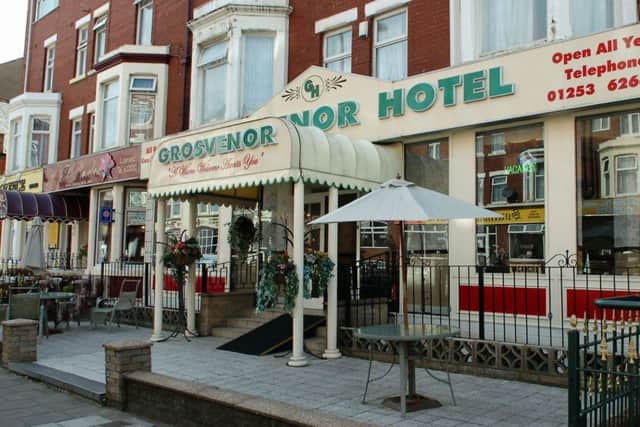 Grosvenor Hotel, Albert Road, Blackpool, pictured in 2010
