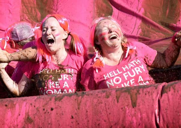 Pictures Martin Bostock
 The Pretty Muddy charity event, Lawsons Field, Blackpool.