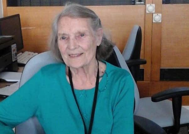 Marjorie Hanson, 94 year old veteran from Poulton