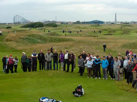 England triumphant at Old Links