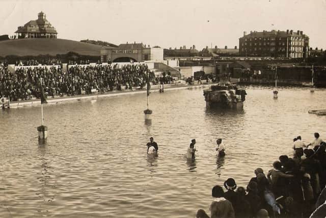 Emmanuel Church - the first baptismal service was held on August 16, 1933, when 3,000 people attended at Fleetwood open air swimming baths. One hundred people were baptised.