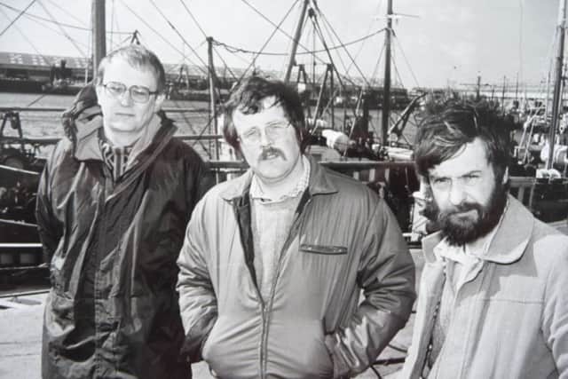 David Pearce, Dick Gillingham and Ron Baxter in 1982.