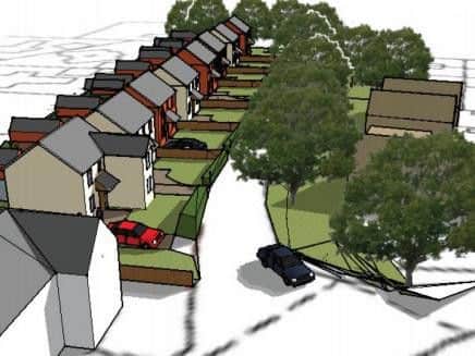 An illustration from the planning application for the Bonds of Elswick site