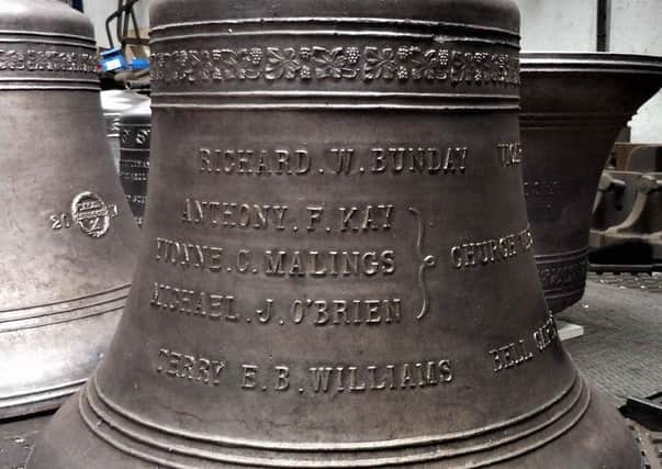 An engraved new bell for Kirkham Parish Church