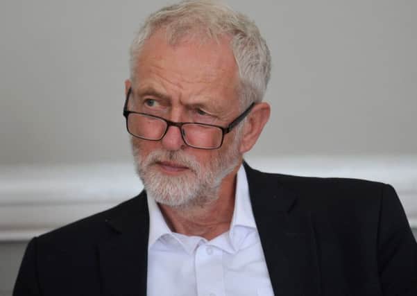 Leader of the Labour Party Jeremy Corbyn meets with WASPI women (Women Against State Pension Inequality) and listens to their concerns at Cleveleys Community Centre.