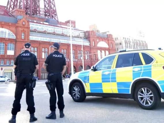 Armed officers in Blackpool earlier this year