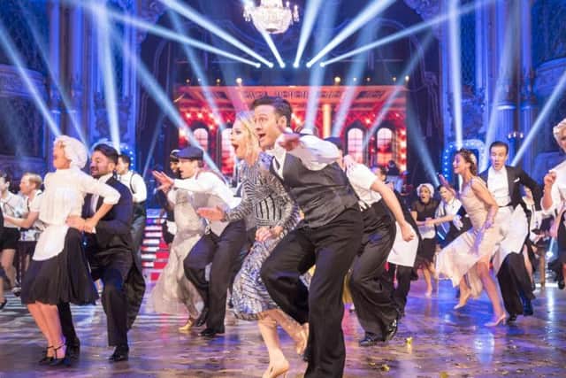 The cast of Strictly Come Dancing hit the famous dance floor of the Tower Ballroom in Blackpool