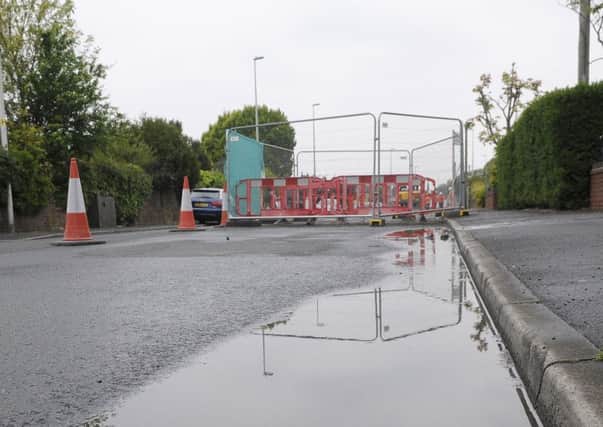 The previous roadworks on Midgeland Road earlier this year